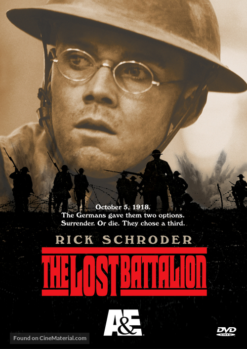 The Lost Battalion - DVD movie cover