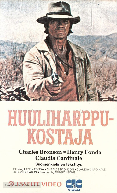 C&#039;era una volta il West - Finnish VHS movie cover