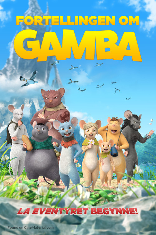 Gamba: Ganba to nakamatachi - Norwegian Movie Cover