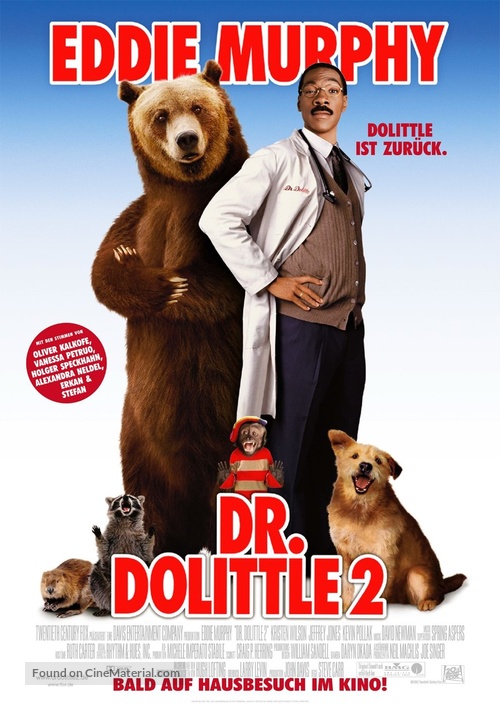 Doctor Dolittle 2 - German Movie Poster