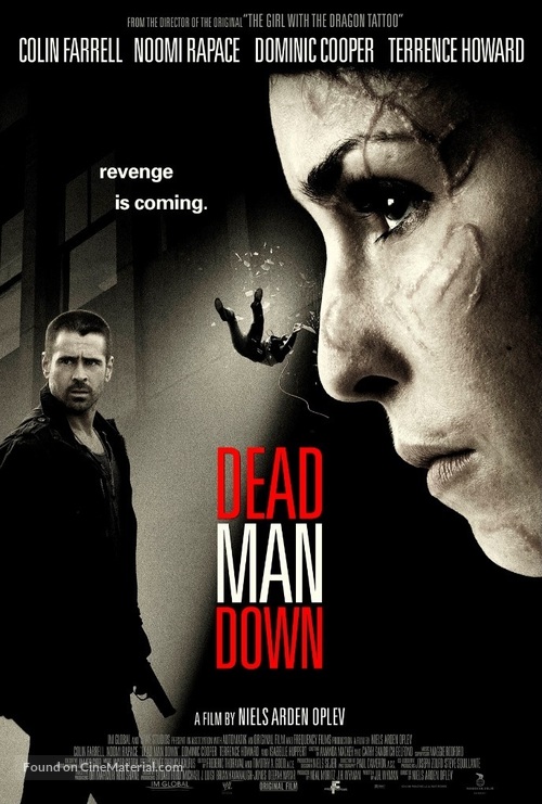 Dead Man Down - Danish Movie Poster