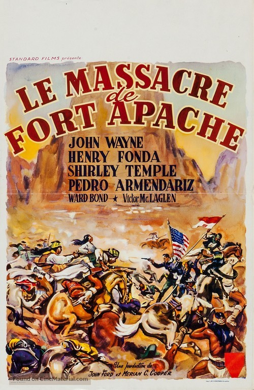 Fort Apache - Belgian Movie Poster