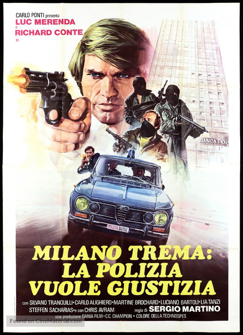 Milano trema - la polizia vuole giustizia - Italian Movie Poster