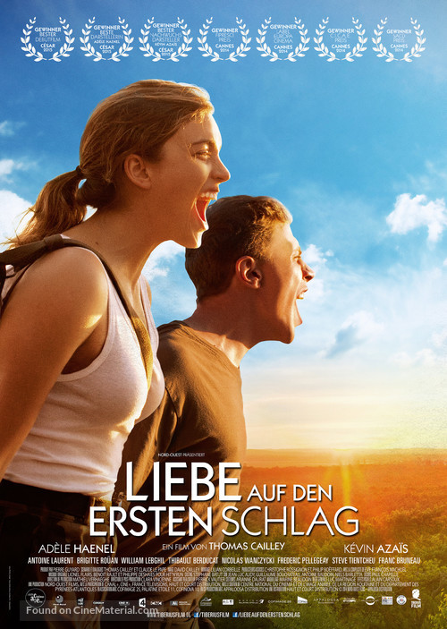 Les combattants - German Movie Poster