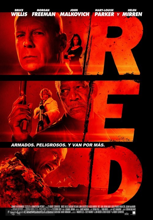 RED - Colombian Movie Poster