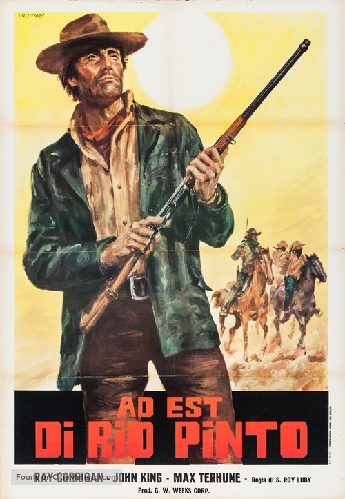 West of Pinto Basin - Italian Movie Poster