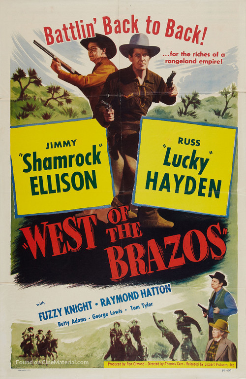 West of the Brazos - Movie Poster