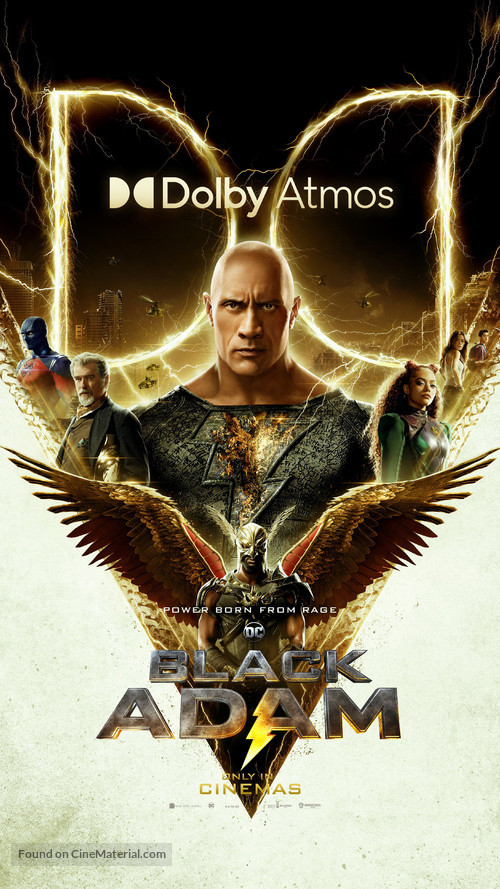 Black Adam - British Movie Poster