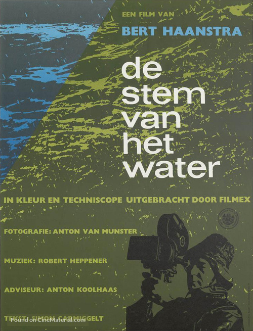 De stem van het water - Dutch Movie Poster