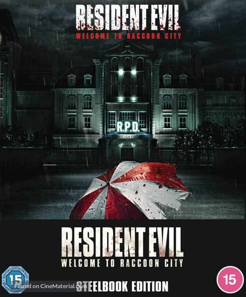 Resident Evil: Welcome to Raccoon City - British Movie Cover