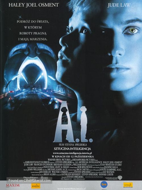 Artificial Intelligence: AI - Polish Movie Poster