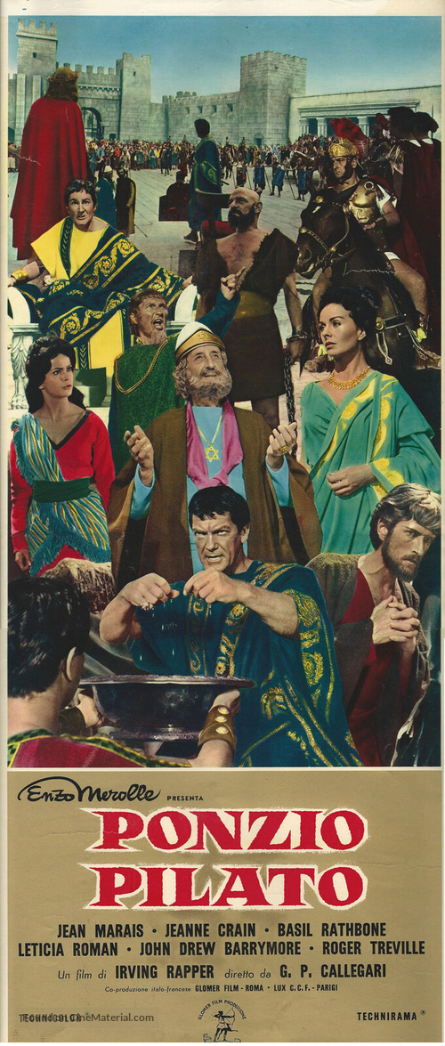 Ponzio Pilato - Italian Movie Poster