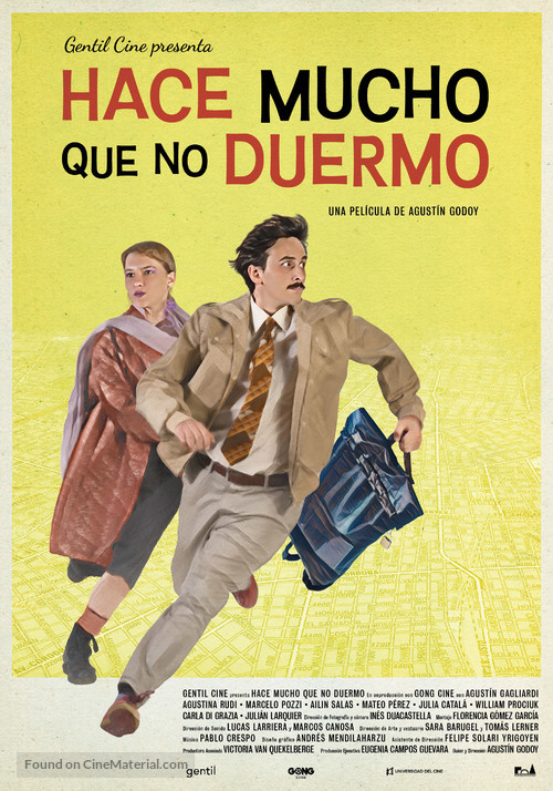 Hace mucho que no duermo - Argentinian Movie Poster