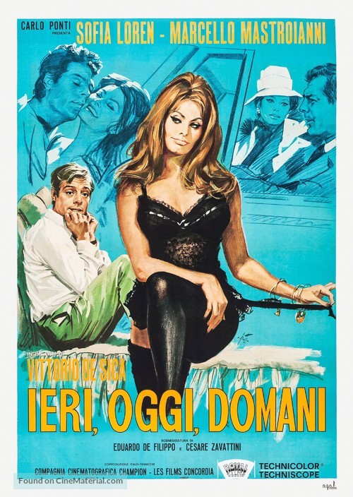 Ieri, oggi, domani - Italian Movie Poster