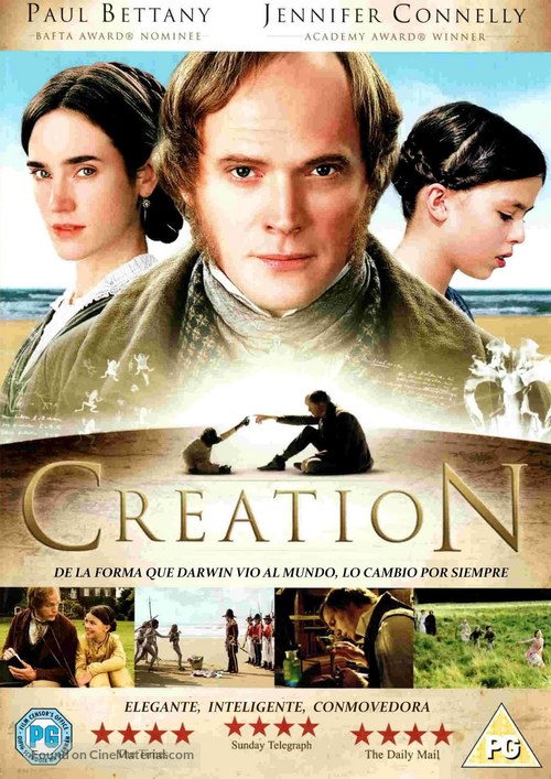 Creation - British DVD movie cover