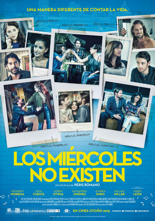 Los mi&eacute;rcoles no existen - Spanish Movie Poster