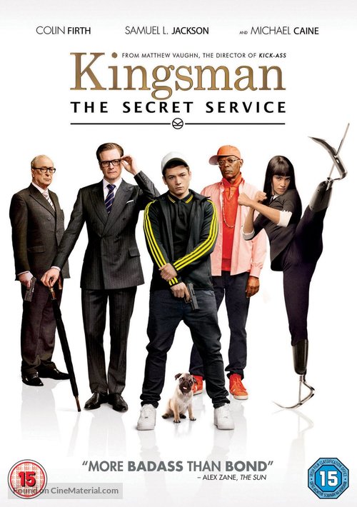 Kingsman: The Secret Service - British DVD movie cover