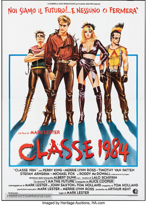 Class of 1984 - Italian Movie Poster