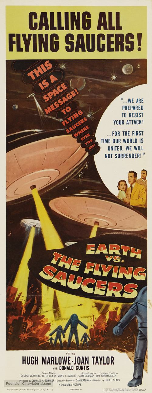 Earth vs. the Flying Saucers - Movie Poster