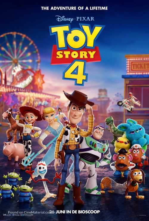 Toy Story 4 - Belgian Movie Poster