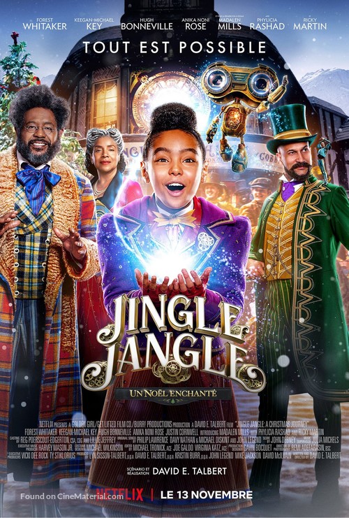 Jingle Jangle: A Christmas Journey - French Movie Poster