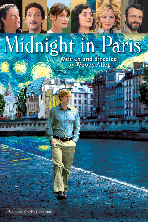 Midnight in Paris - DVD movie cover