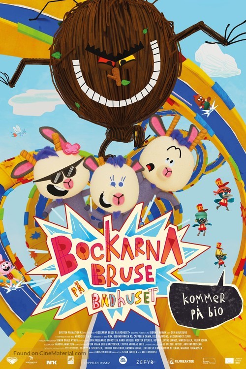 Bukkene Bruse p&aring; Badeland - Swedish Movie Poster