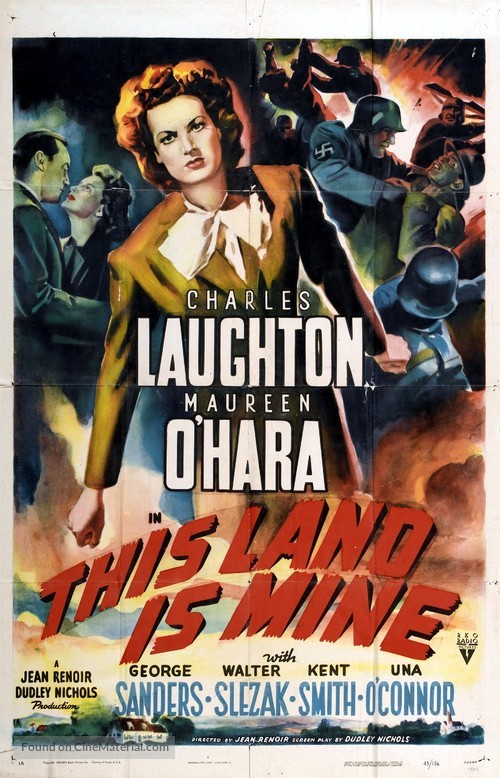 This Land Is Mine - Movie Poster