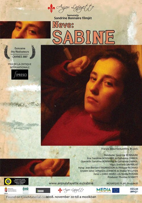 Elle s&#039;appelle Sabine - Hungarian Movie Poster