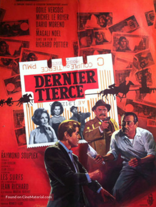 Dernier tierc&eacute; - French Movie Poster