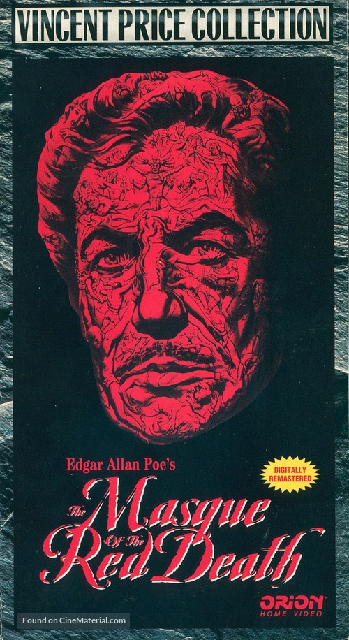 The Masque of the Red Death - VHS movie cover