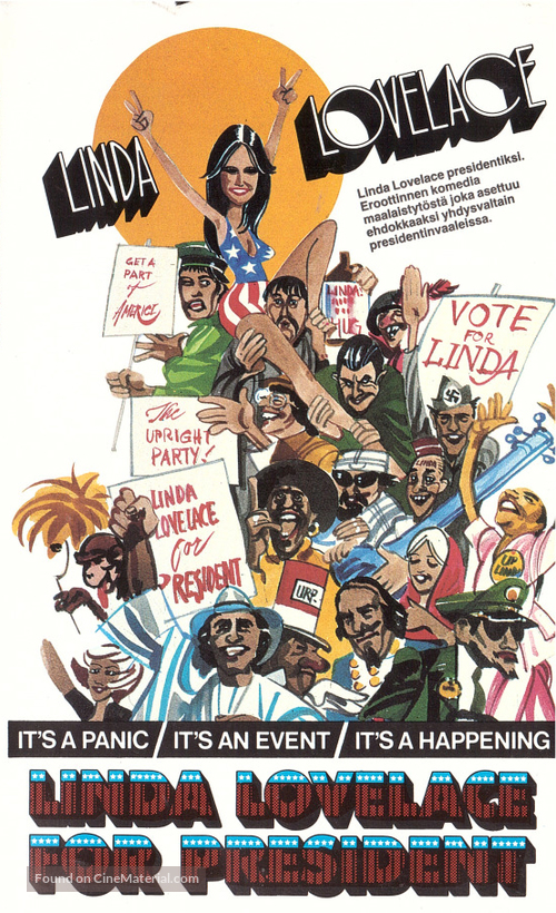 Linda Lovelace for President - Finnish VHS movie cover