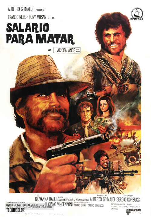 Il mercenario - Spanish Movie Poster
