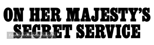 On Her Majesty&#039;s Secret Service - Logo