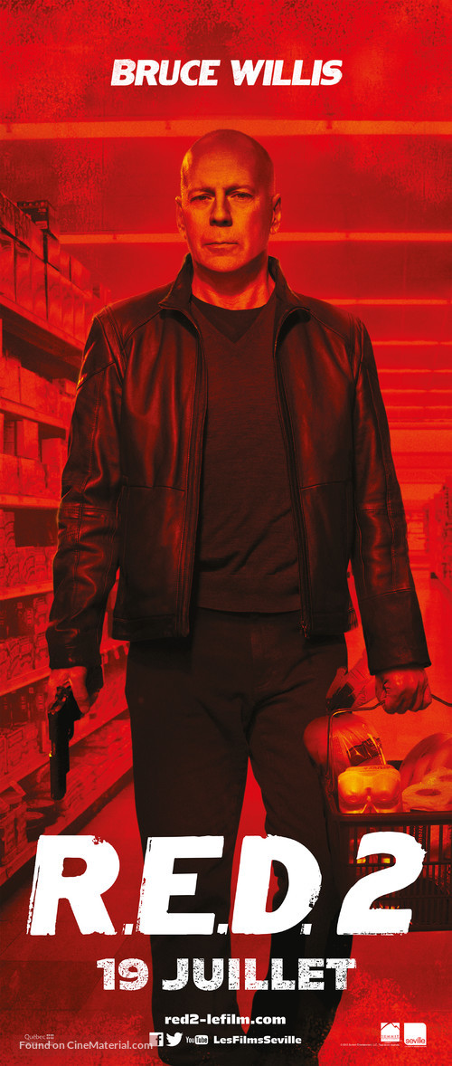 RED 2 - Canadian Movie Poster