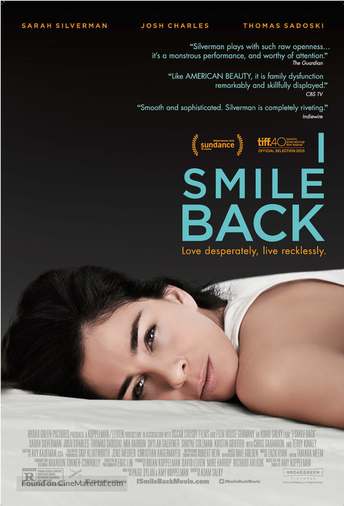 I Smile Back - Movie Poster