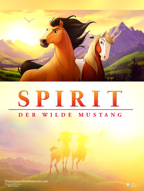 Spirit: Stallion of the Cimarron - German DVD movie cover