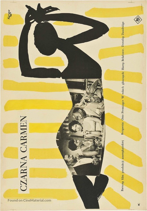 Carmen Jones - Polish Movie Poster