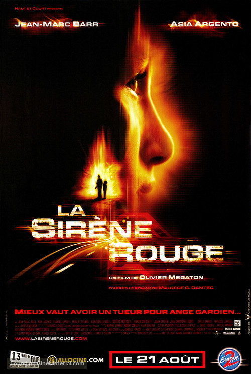 La sir&egrave;ne rouge - French Movie Poster