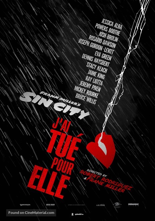 Sin City: A Dame to Kill For - Belgian Movie Poster