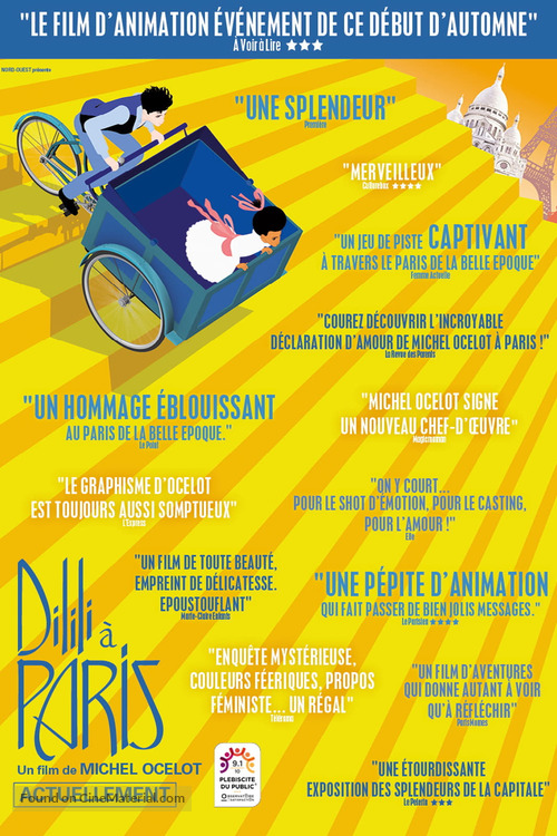 Dilili &agrave; Paris - French Movie Poster