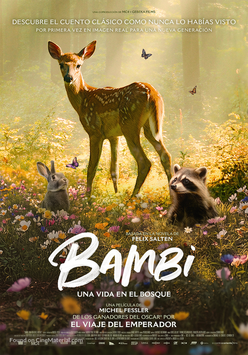 Bambi, L&#039;histoire d&#039;une vie dans les bois - Spanish Movie Poster