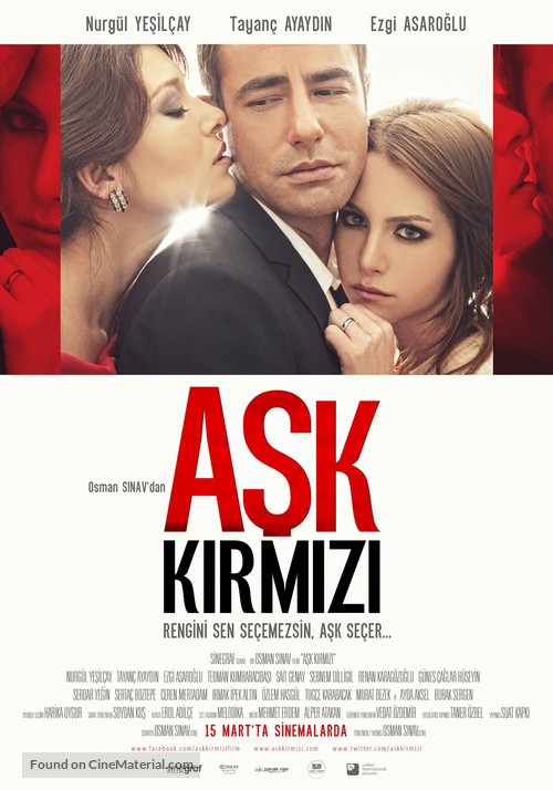 Ask Kirmizi - Turkish Movie Poster