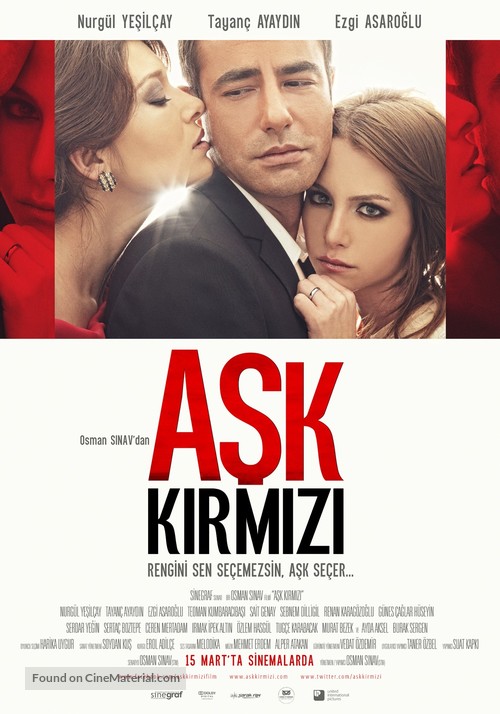 Ask Kirmizi - Turkish Movie Poster