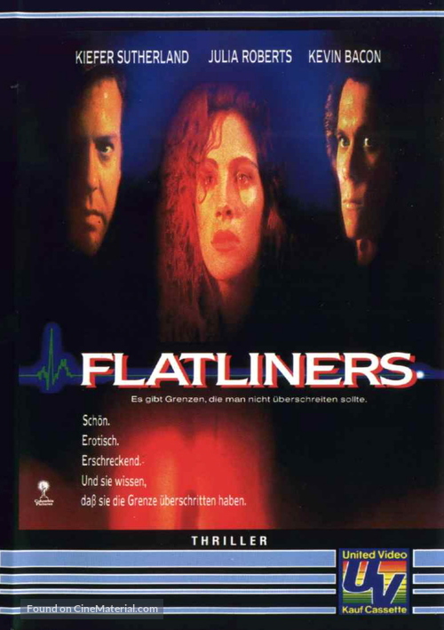 Flatliners - German VHS movie cover