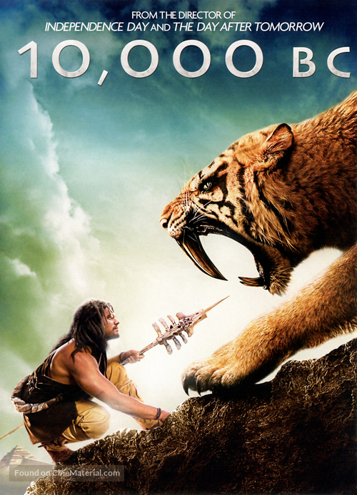 10,000 BC - DVD movie cover