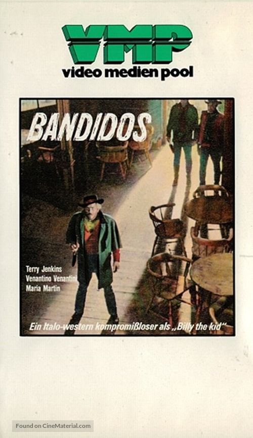 Bandidos - German VHS movie cover