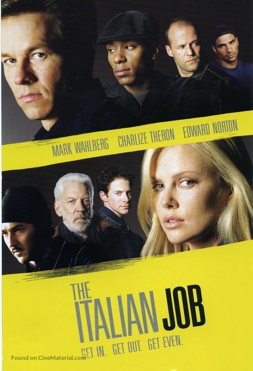 The Italian Job - DVD movie cover