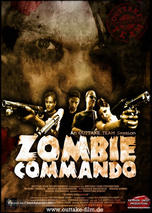 Zombie Commando - German Movie Poster