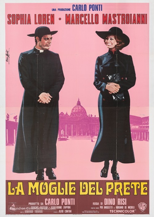 The Priest&#039;s Wife - Italian Movie Poster